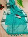 party-wear-linen-silk-plain-saree