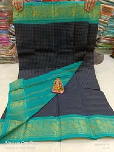 Pure cotton gadwal saree  by Apparels From India