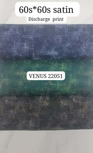 Venus Digital Print 60s Satin Fabric by Zenith Textiles