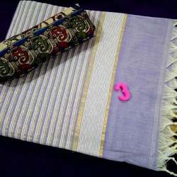 Buy Fancy Cotton Jute Saree For Ladies