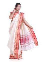 Bengali White Saree
