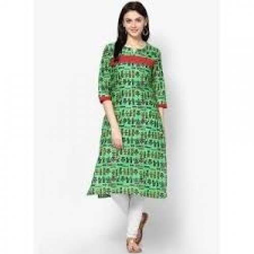 Fancy Printed Kurti For Girls by Manchi Saree Ghar