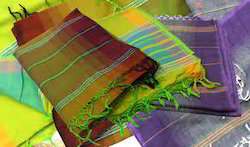 Multi Color Handloom Saree