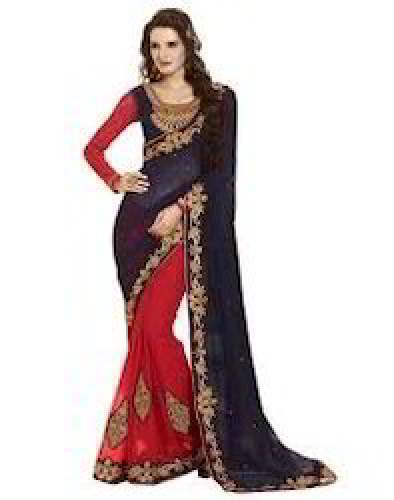 Party Wear Multi Color Saree For Ladies by Manchi Saree Ghar