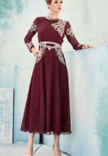 Georgette Embroidered Kurtis by Foyes Fashion Enterprises