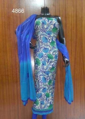 Cotton Printed Unstitched Dress