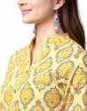 Yellow Ethnic Cotton Kurta  thumb 2