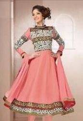 georgette anarkali suit