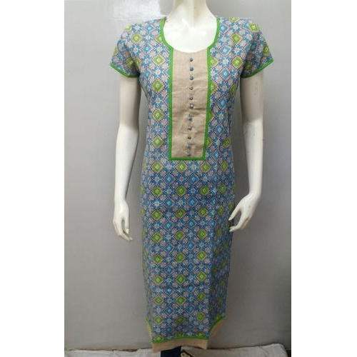 Ladies Trendy Cotton Printed Kurti by Alpanna Kreation