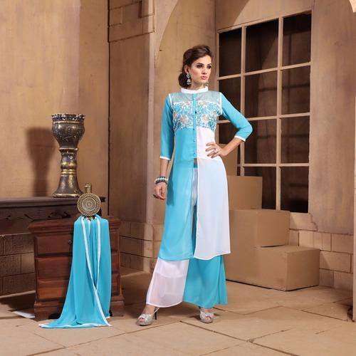 Kurti with Palazzo Set by Omishi Fashion