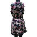 Ladies Floral Printed Black Dress thumb 1