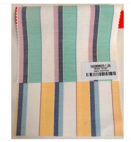 Oxford Stripes shirt Fabric by Suhani India Fab Tax