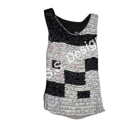 Fancy Sleeveless Top by S S Design Company