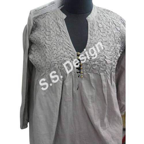 Smocked Long Top by S S Design Company