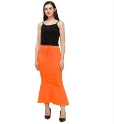 Buy Women Orange Saree Shapewear At Best Rate