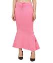 Women Baby Pink Ankle Length Saree Shapewear thumb 1