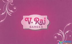 V Raj Saree logo icon