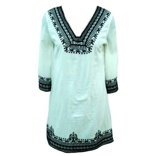 Ladies Cotton Tunic Top 