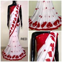 Printed fancy saree