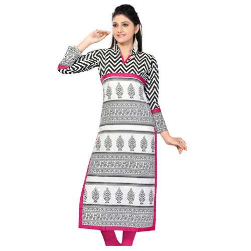 Designer Cotton Printed Kurtis
