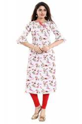 Stylish Crape kurti for girls 