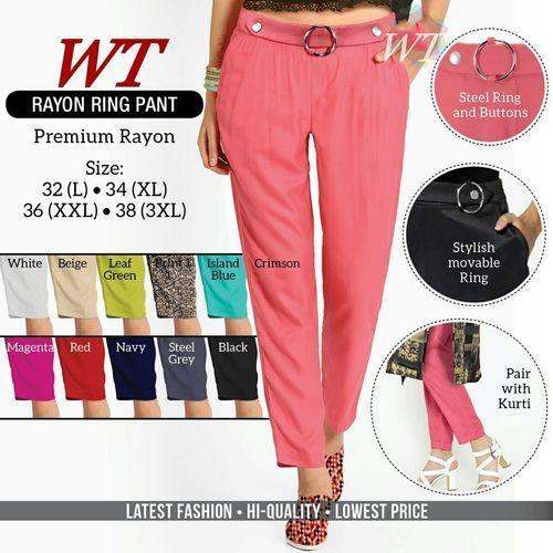rayon ring pant