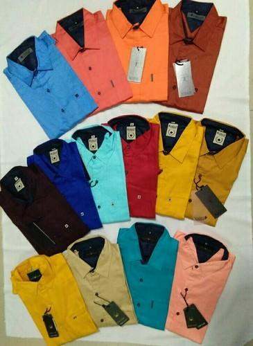 satin plain shirt