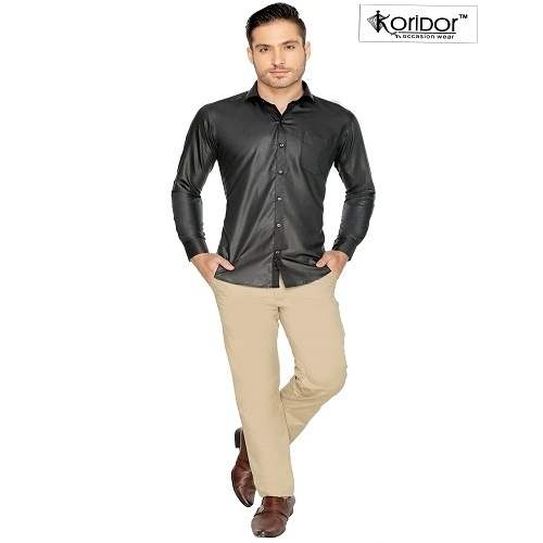 Silk mens shirt