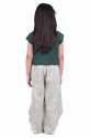 Kids Greent Top And Petal Pant Set thumb 1