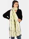 Lemon Spring Floral Khadi Embroidered thumb 2