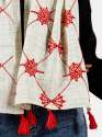 Mandala Motif Slub Khaid Embroidered Stole/Scarf thumb 3