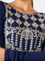 Navyblue Long Aari Embroidered  thumb 2