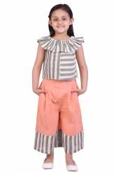 Orange Kids Khadi Ankle Lenght Pair 
