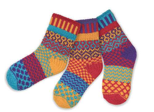 kids fancy design socks by Super Knit Industries