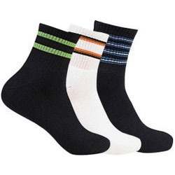 plain single stripe socks
