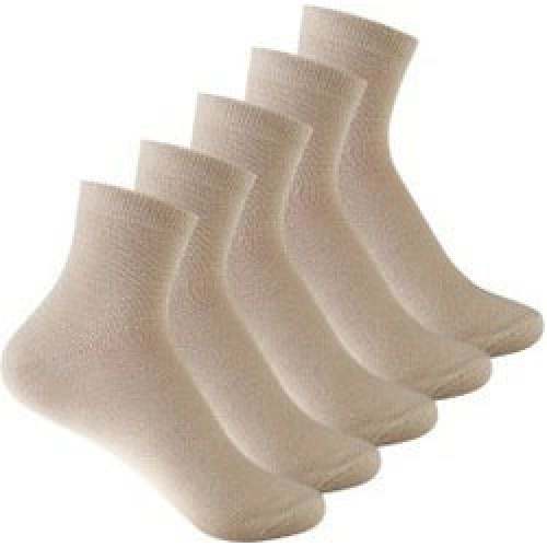 plain white girls socks
