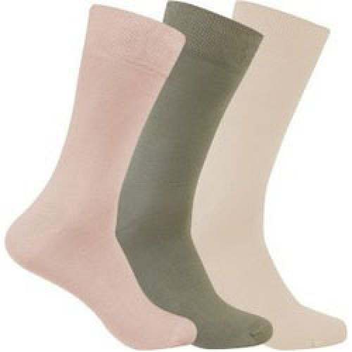 solid crew length socks