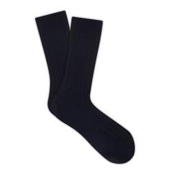 Smooth Cotton High Ankle Black