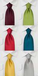 polyester plain formal tie