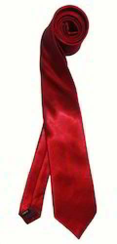 satin slim tie