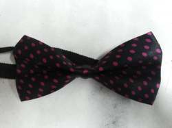 Satin Dotted Bow