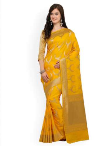 Shaily Brand Pure Silk Embellished Banarasi Saree by Sanskar Textrade