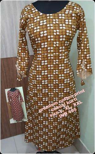 Cotton Printed Kurtis by Diganta Sales Private Limited
