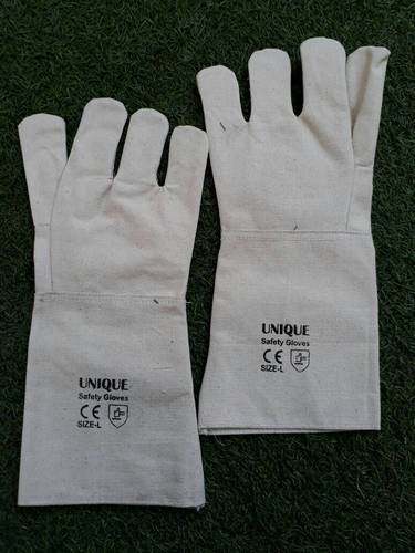 Canvas hand gloves by Unique Udyog Mumbai