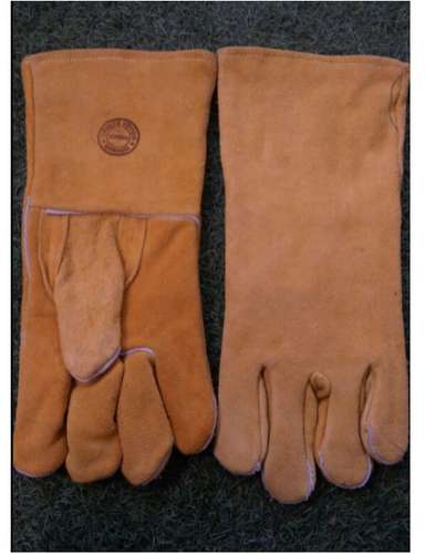 plain leather hand gloves by Unique Udyog Mumbai