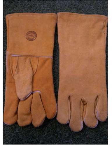 plain leather hand gloves