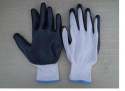 knitted Nylon rubber gloves