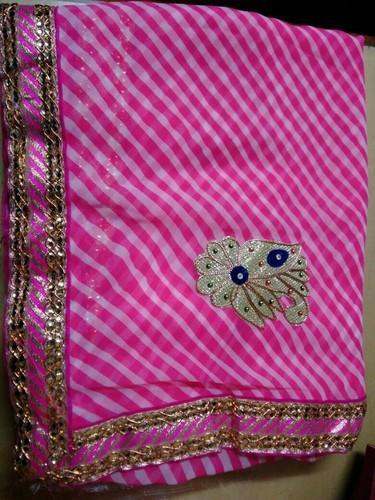 Jaipuri Lehariya work saree by Chitra Sarees