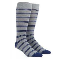 Center Striped Wool Socks