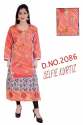 Block Printed Designer Selfie Kurtis